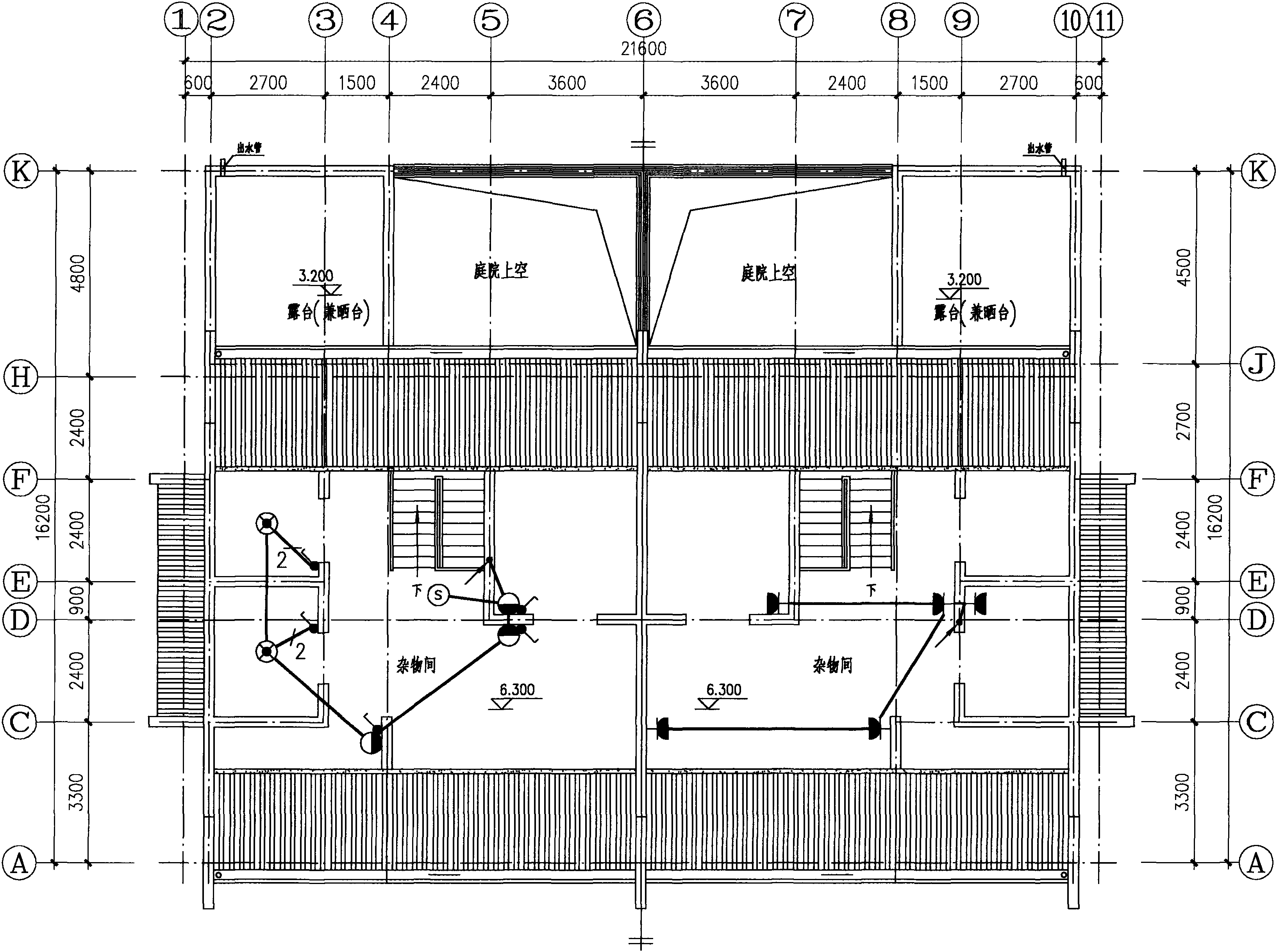 架空层平面图